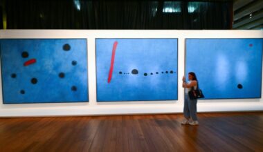 Joan Miro was a giant of the surrealist movement, known for his playful, abstract paintings (Christophe SIMON)