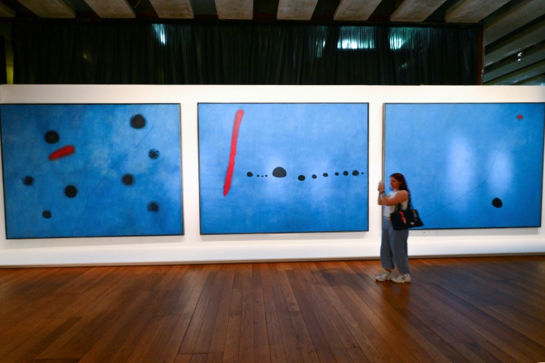 Joan Miro was a giant of the surrealist movement, known for his playful, abstract paintings (Christophe SIMON)