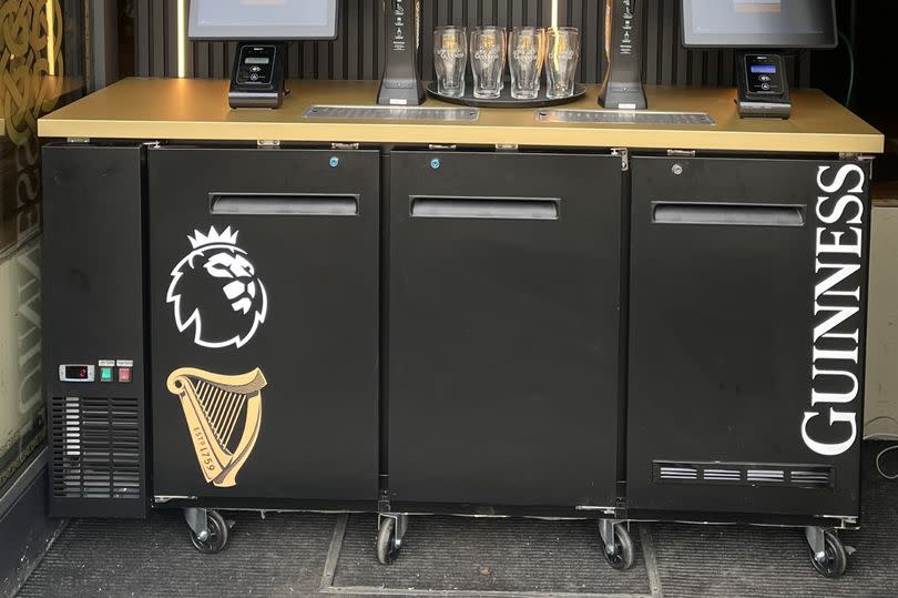 The new self-pour machine at Malones