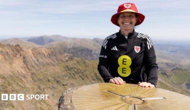 Euro 2025: Boss Rhian Wilkinson names squad for Wales' first women's major tournament from summit of Yr Wyddfa.
