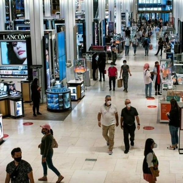 US consumers pulling back spending; inflation slowing for now