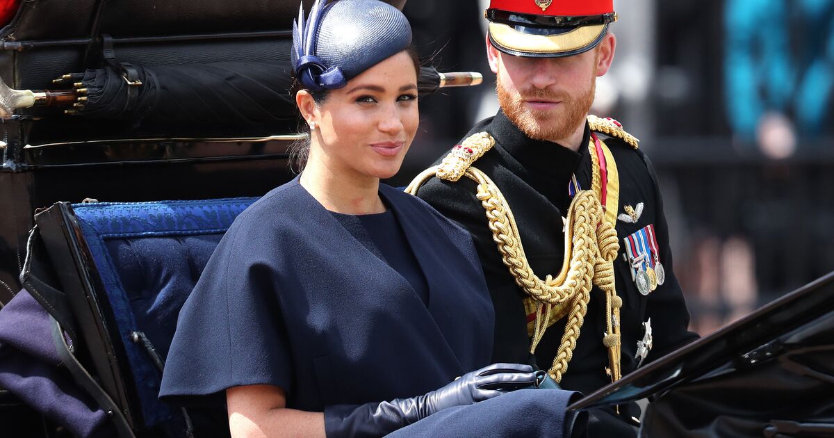 Meghan Markle scolded by Prince Harry with 2-word dig at Trooping the Colour | Royal | News