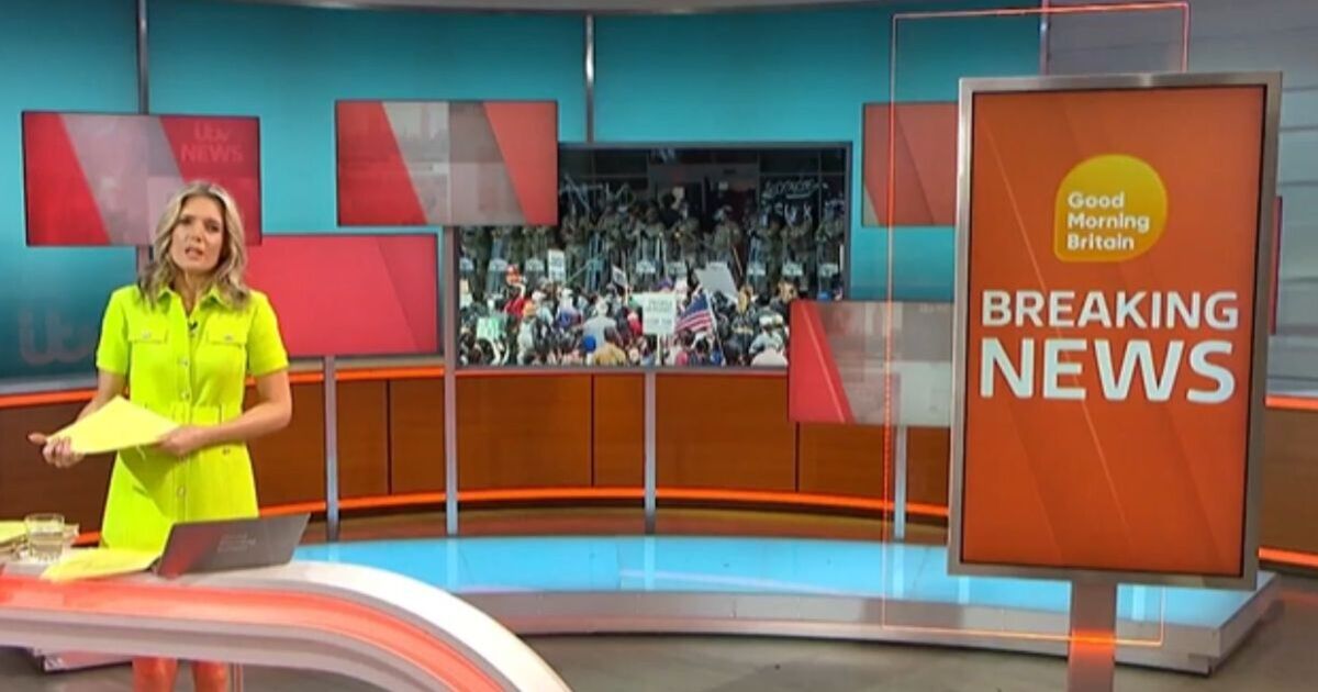 GMB halted to deliver breaking news in huge blow to Trump | TV & Radio | Showbiz & TV