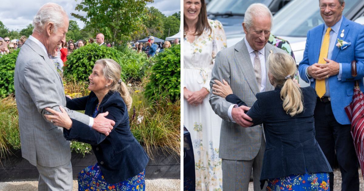 King Charles ‘catches’ Duchess Sophie as respectful move goes wrong | Royal | News