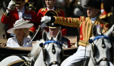 Trooping the Colour parade faces meltdown minutes into show as Clare Balding silenced | TV & Radio | Showbiz & TV