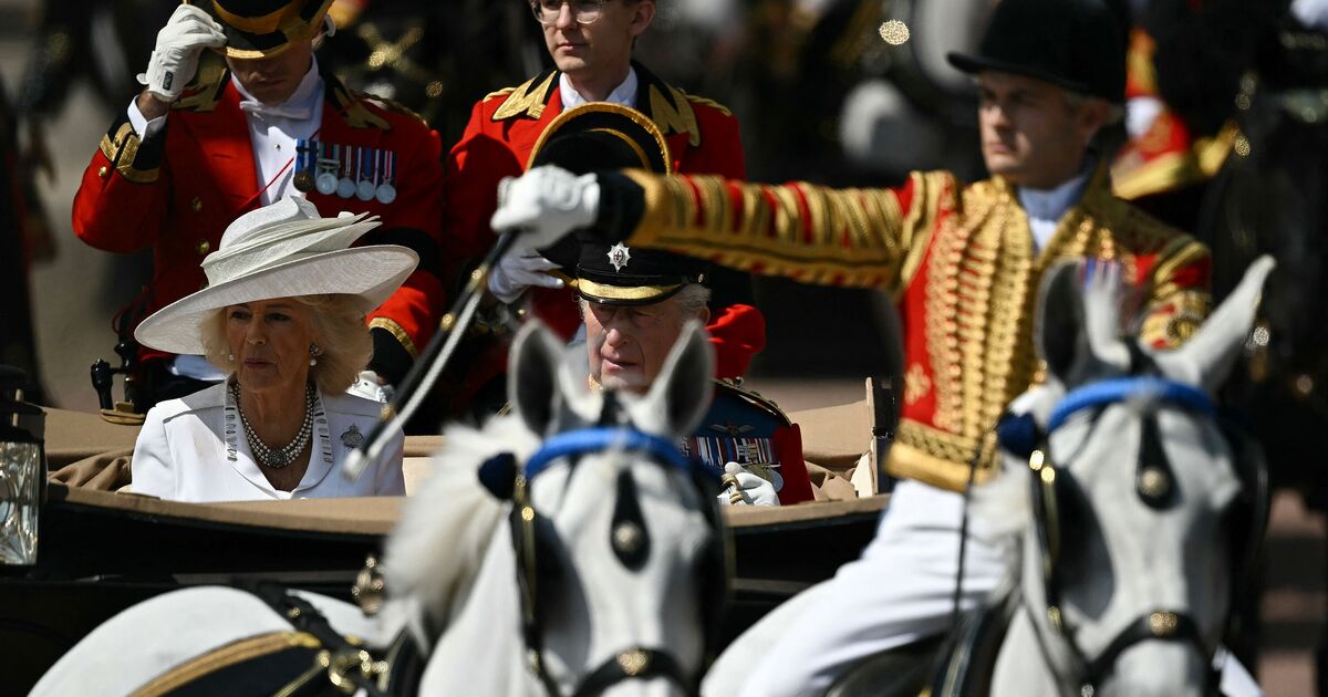 Trooping the Colour parade faces meltdown minutes into show as Clare Balding silenced | TV & Radio | Showbiz & TV