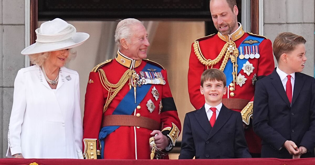 Prince Louis spotted copying King Charles in sweet balcony moment | Royal | News