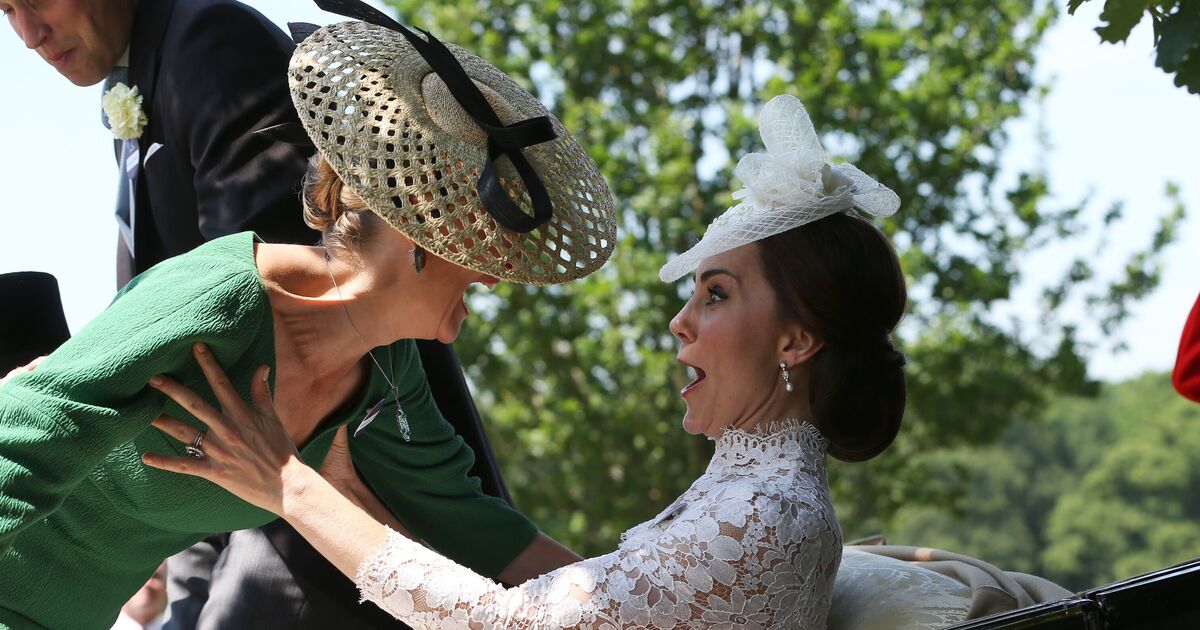 Hilarious moment Princess Kate 'caught' Duchess Sophie at Royal Ascot | Royal | News