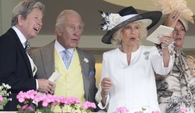 King Charles and Queen Camilla react as Royal Ascot jockey falls off | Racing | Sport