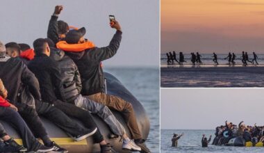 Migrants mock UK as they pose for selfies during Channel crossing | UK | News