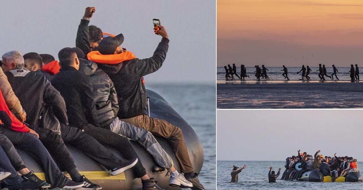 Migrants mock UK as they pose for selfies during Channel crossing | UK | News