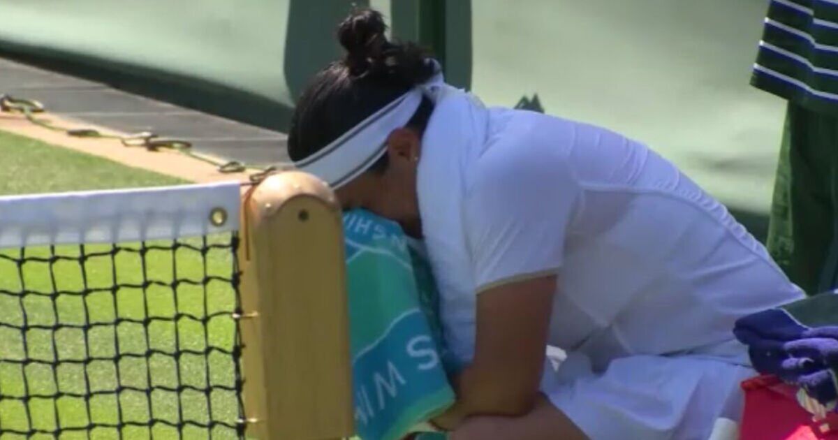 Two-time Wimbledon finalist breaks down in tears and leaves the court after 26 minutes | Tennis | Sport