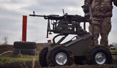 Ukrainian Soldiers Are Giving Guns and Grenade Launchers to Robots