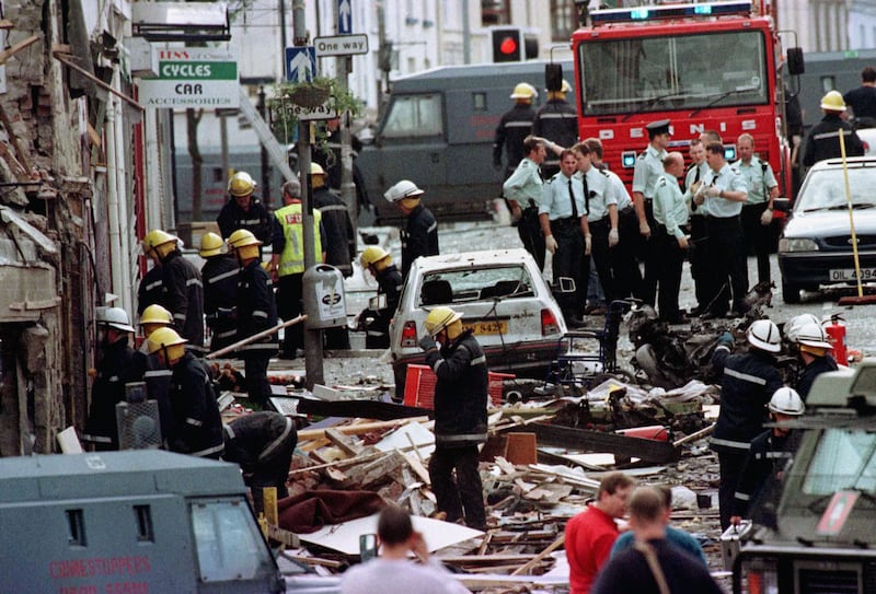 The Omagh bombing devastated the centre of Omagh in 1998