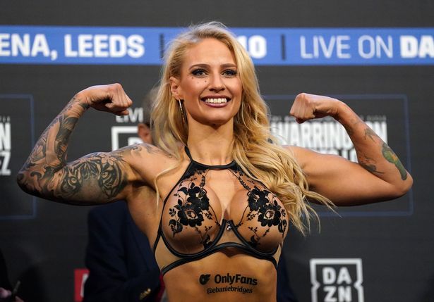 Ebanie Bridges' weigh-in outfits never fail to impress