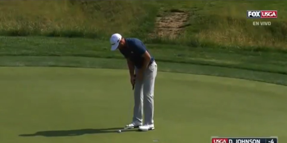 Johnson's touch was barely visible