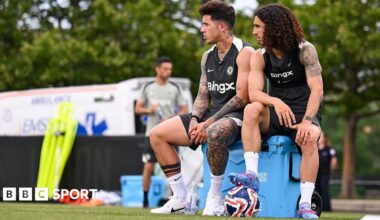 Chelsea Marc Cucurella and Enzo Fernandez