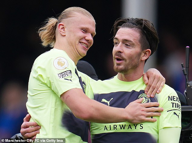 Haaland shared a photo earlier this week stating that he misses his pal Grealish on tour