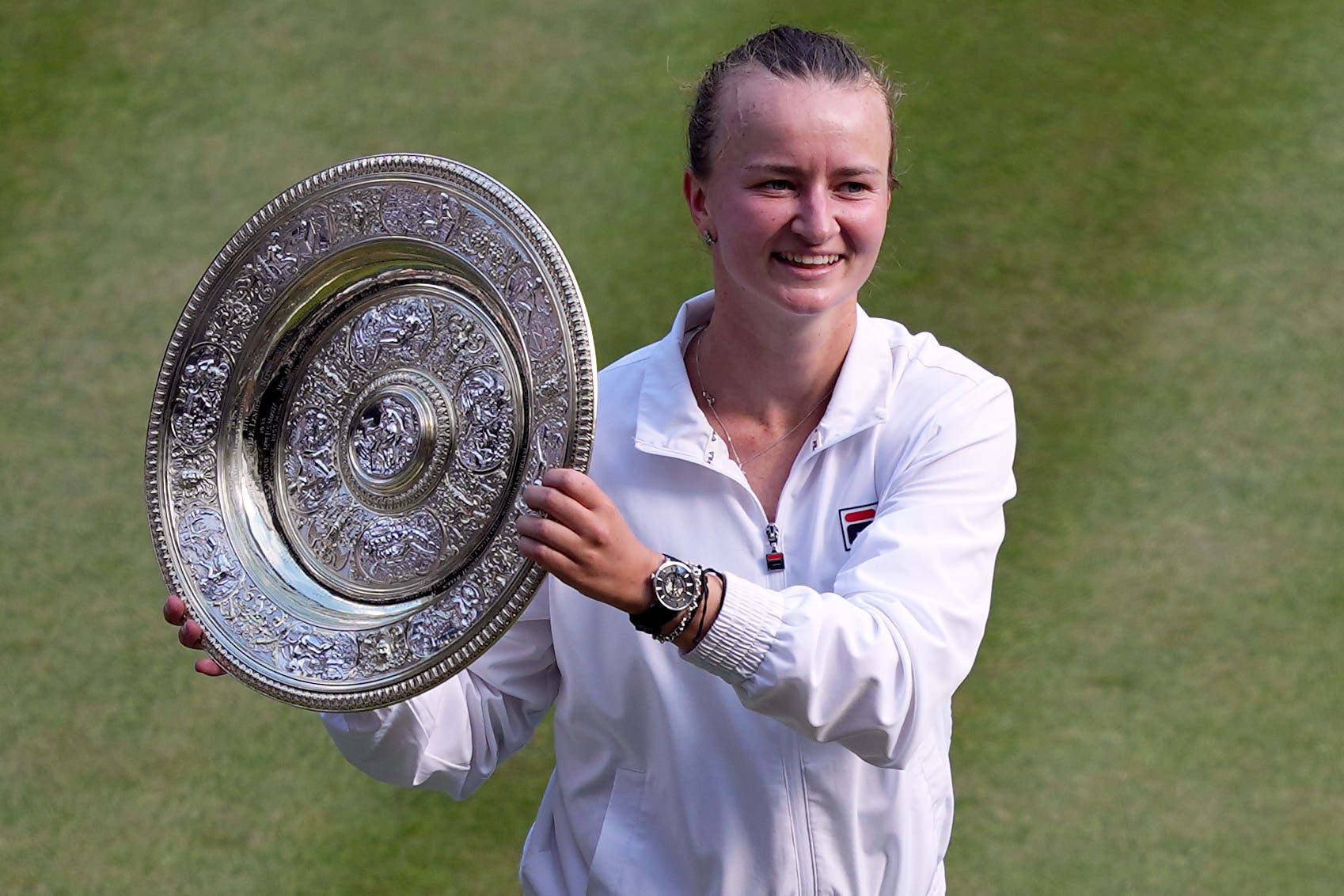 Barbora Krejcikova is the defending women’s singles champion at Wimbledon