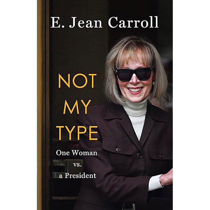 The cover of the book is E. Jean leaving court, smiling.