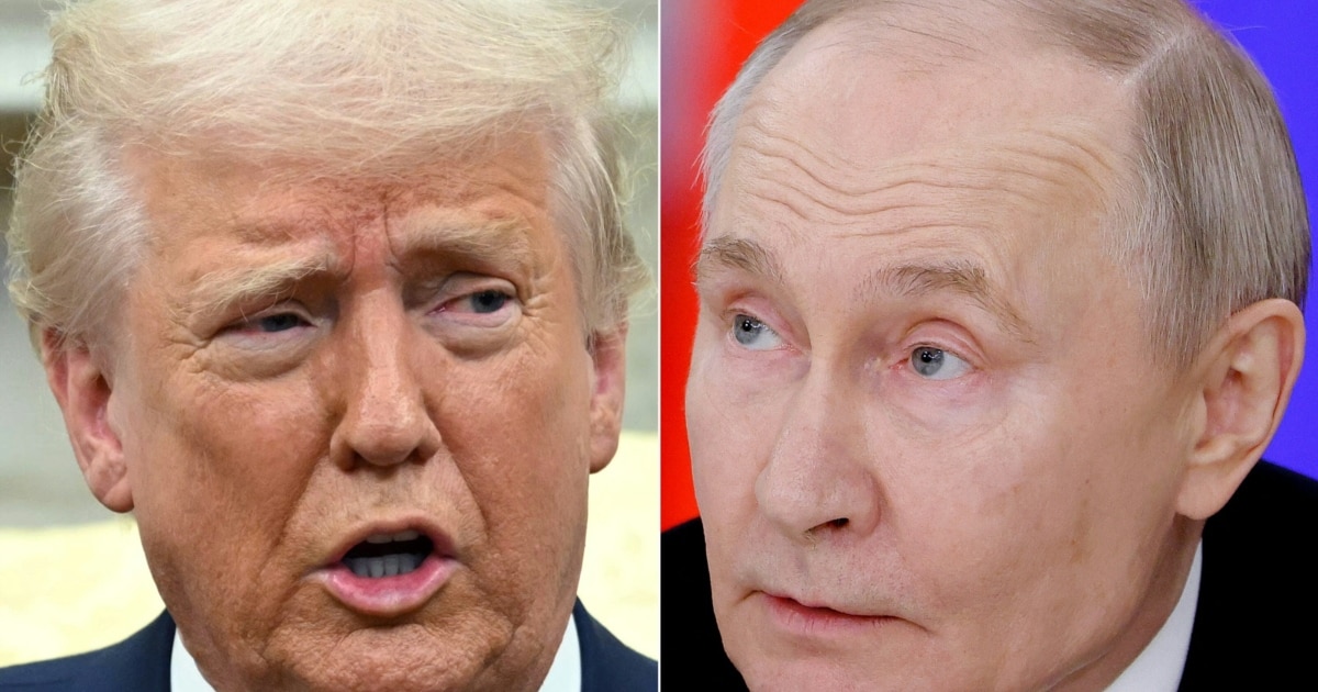 Trump Speaks With Putin On Middle East, Urges End To 'His War' In Ukraine