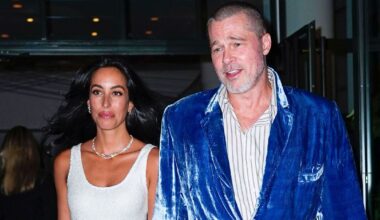 Brad Pitt Wears Velvet Blazer for Date With Ines de Ramon
