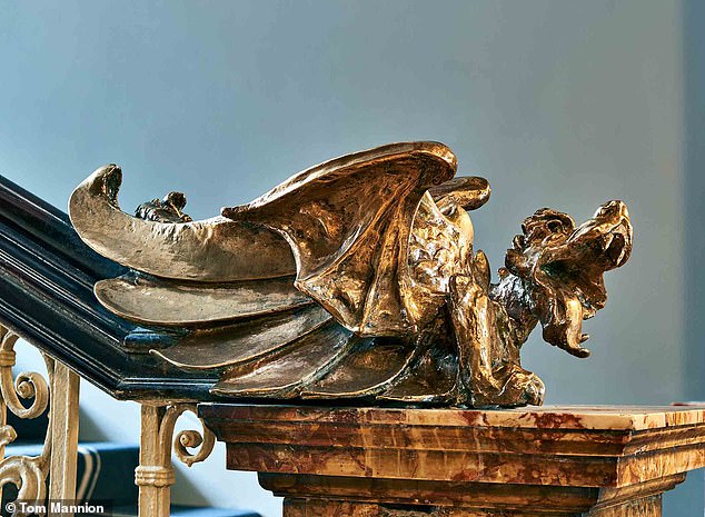 Above is the hotel’s resident mascot, 'Lucky George', a 75cm-long bronze dragon that guards a stairwell on the hotel’s second floor. It has a twin, which was affixed to the staircase of the Titanic’s first-class dining room