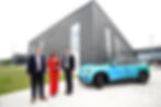 at Sensata Technologies’ new Northern Ireland Technology Centre in Antrim are (L-R) Darren Walker, site leader at Sensata NI, deputy First Minister Emma-Little Pengelly and Stephan von Schuckmann, CEO of Sensata Technologies.