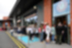 A queue of 150 formed at the opening of Popeye’s first Northern Ireland restaurant at Forestside, Belfast, last September  