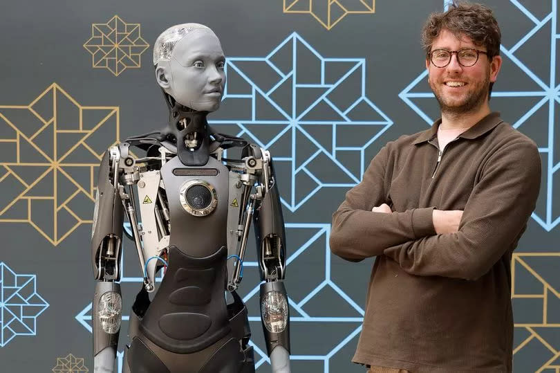 Made by Engineered Arts, she is the worlds most advanced human shaped robot representing the forefront of human-robotics technology.