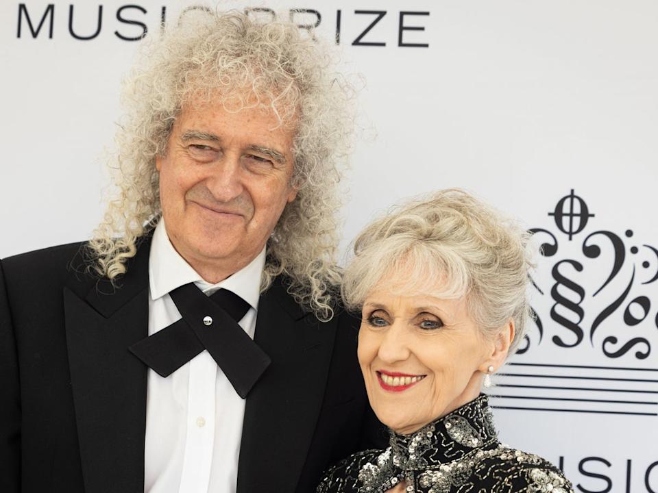 Brian May and Anita Dobson are ambivalent about the claims (Getty Images)