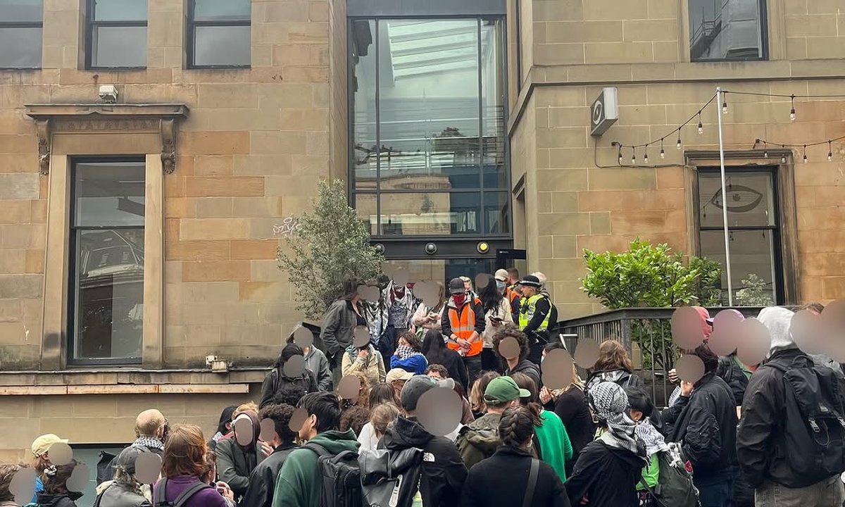 Glasgow art centre shuts after police called over planned pro-Palestinian take-over