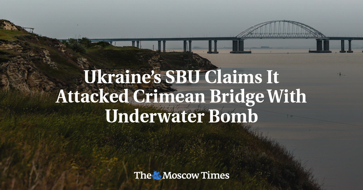 Ukraine’s SBU Claims It Attacked Crimean Bridge With Underwater Bomb
