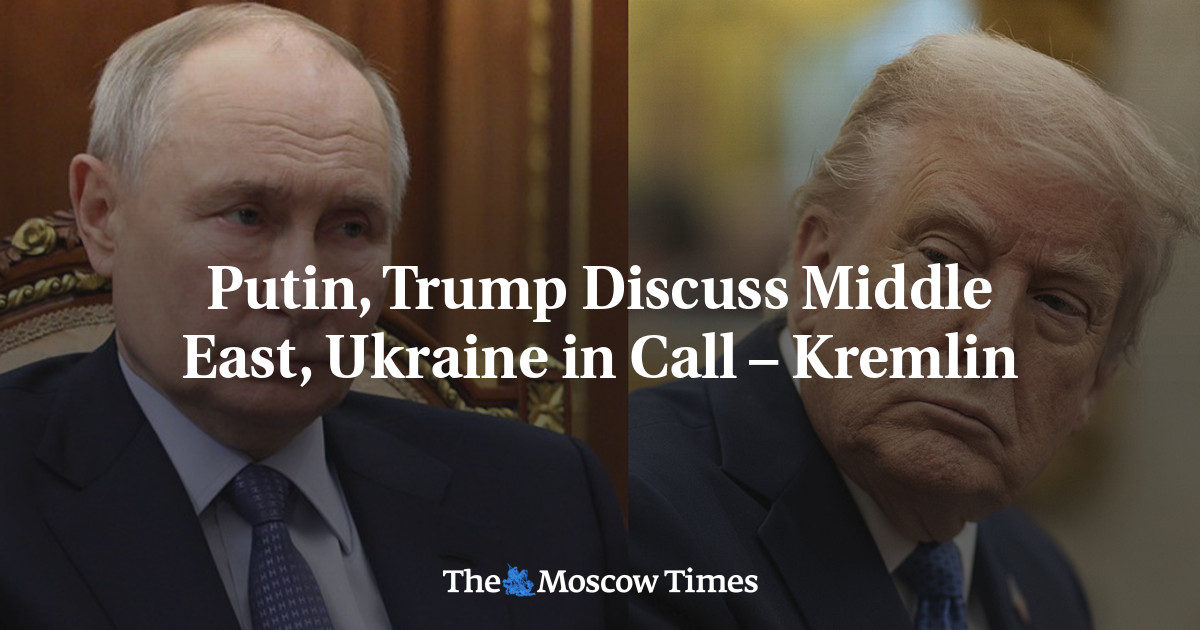 Putin, Trump Discuss Middle East, Ukraine in Call – Kremlin