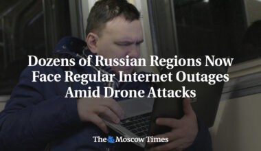 Dozens of Russian Regions Now Face Regular Internet Outages Amid Drone Attacks
