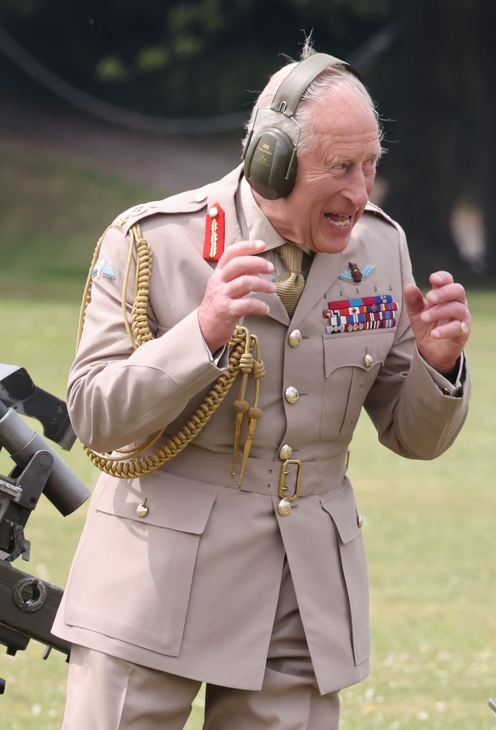 King Charles III visits the regiment at their headquarters in Lark Hill