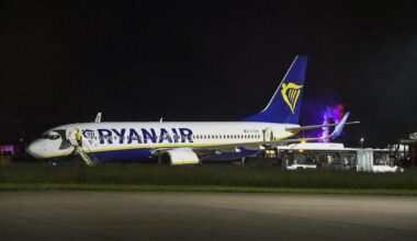 Violent turbulence hits a Ryanair flight in Germany, forcing an emergency landing and injuring 9
