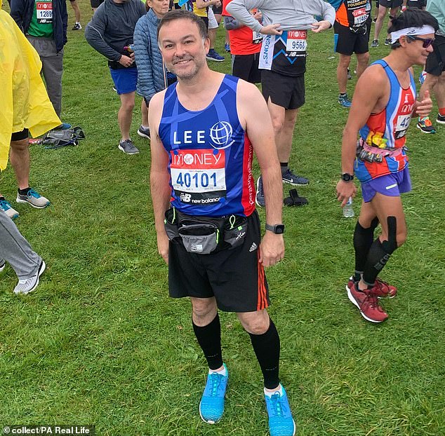 Lee Rawlinson, who previously ran marathons, learned that his grandfather had pancreatic cancer and he carries a 'dodgy gene'. It is not clear whether there is a link between long-distance running and other early-onset cancers