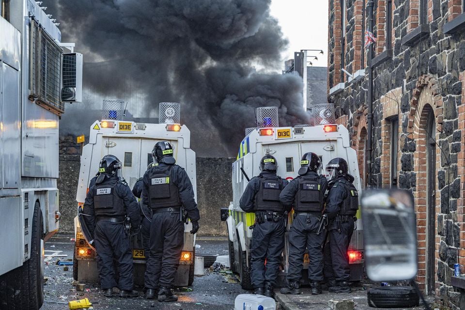 Police deal with a second night of disorder in Ballymena on June 10th 2025 (Photo by Kevin Scott)