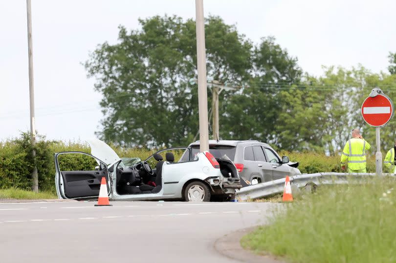 The car with its roof cut out
