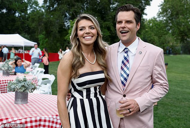 In February 2025, Alan revealed he and Matt Gaetz were 'adversaries,' and said it began back in their school days; Matt Gaetz and wife Ginger in July 2023