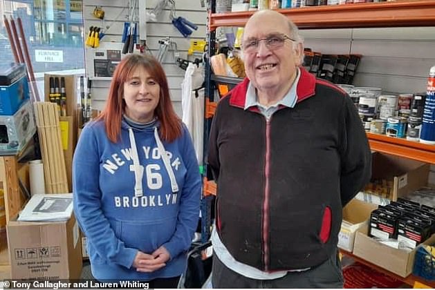 Pictured: Lauren Whiting and Tony Gallagher of the Yorkshire Decorators Centre, who say they are being forced to move away from Sheffield city centre after 22 years
