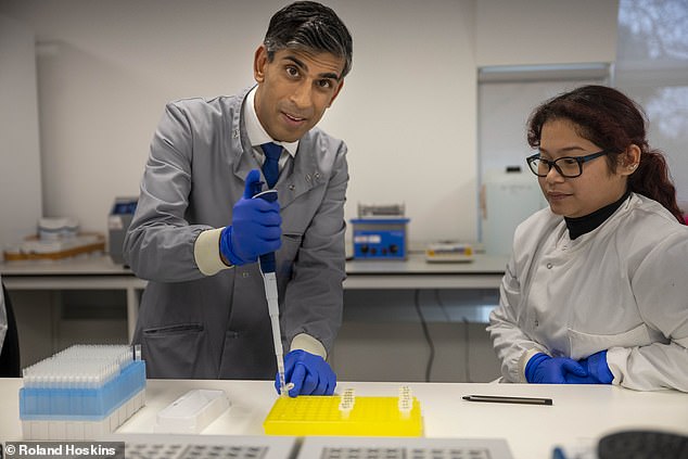 Former prime minister Rishi Sunak added his support to calls for nationwide targeted testing for prostate cancer when he visited Oxford Biodynamics, the firm behind next-generation blood test EpiSwitch PSE