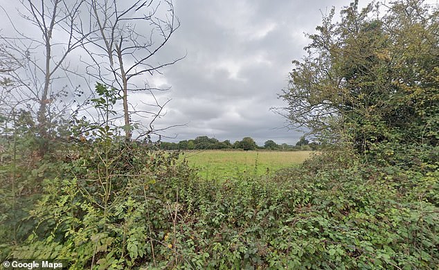 GLOUCESTERSHIRE Greenbelt land in Shortwood Hill, Pucklechurch, one of 100 locations safeguarded as a new home for travelers in South Gloucestershire