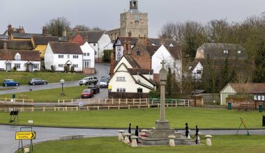 Wethersfield village has a population of around 707 people and home to a former air base that is now used to house asylum seekers