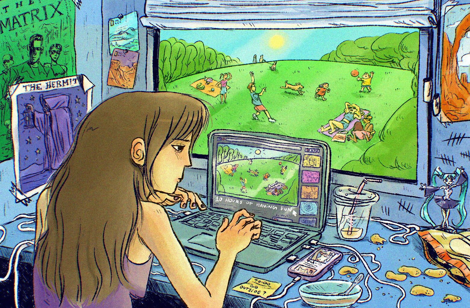 The internet is over, it’s time to go outside.