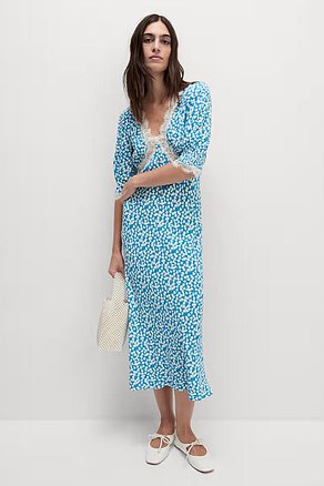 M&S's sell-out floral dress is finally back in stock - and it looks a lot like Kate Middleton's designer favourite