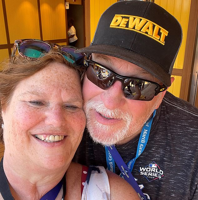 Todd Engel pictured above with his wife Shelley. He has lost vision in both his eyes after taking the weight loss and type 2 diabetes medication Ozempic