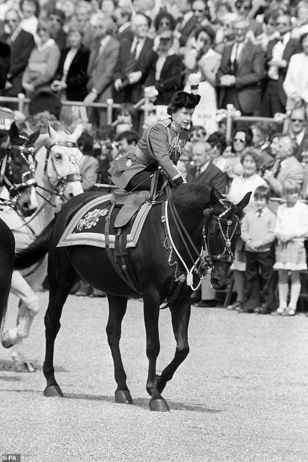 Burmese was reportedly the Queen's favourite horse which she rode at Trooping the Colour for 18 consecutive years, from 1969 to 1986