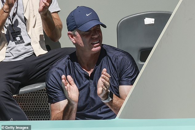 Raducanu is newly working with Andy Murray's former coach Mark Petchey - although the relationship is being taken one step at a time